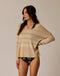 Carve Designs W Zella Pullover PRAIRIE HEATHER