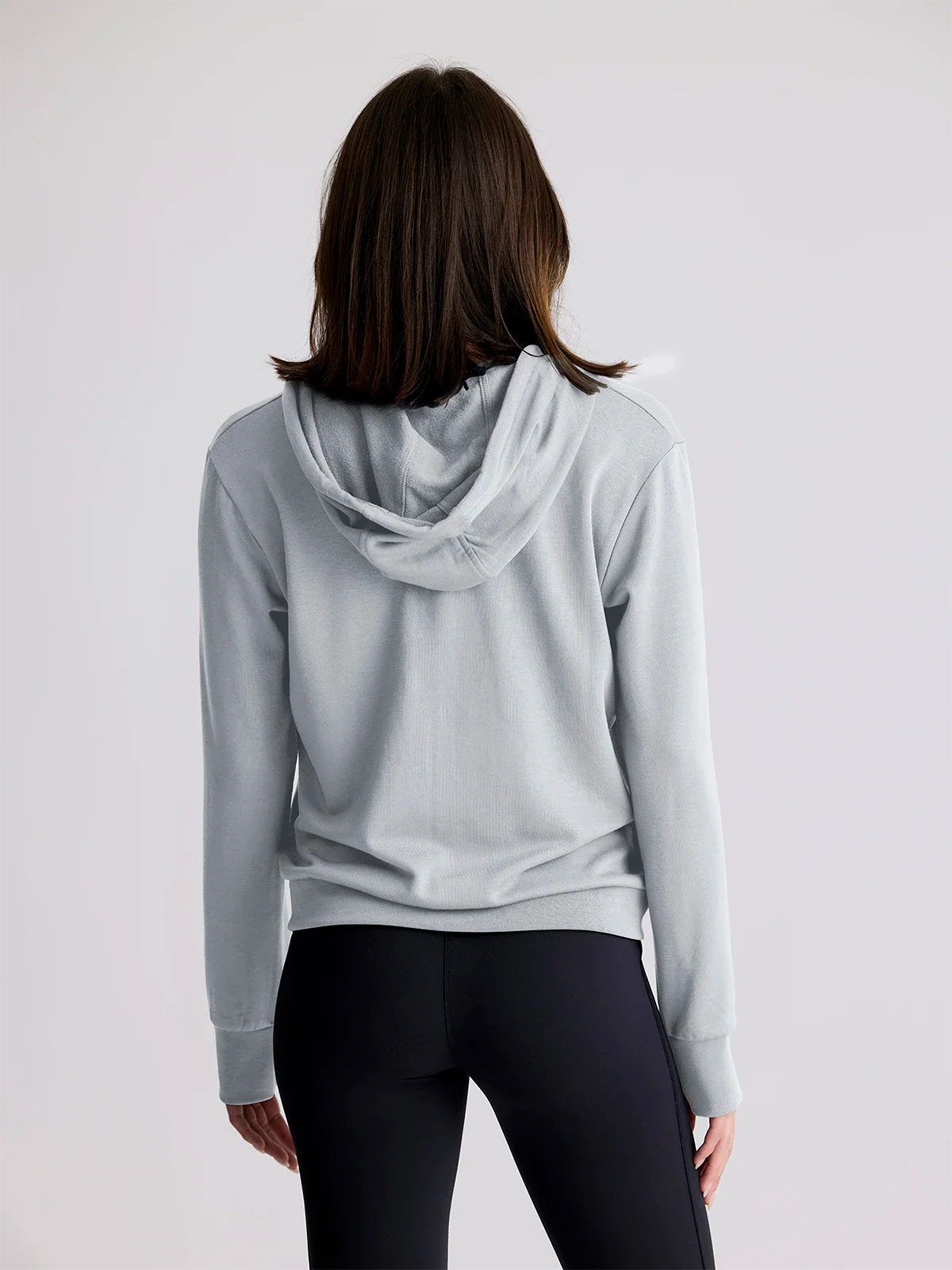 Free Fly W Bamboo LW Fleece Zip Hoodie HEATHER GREY