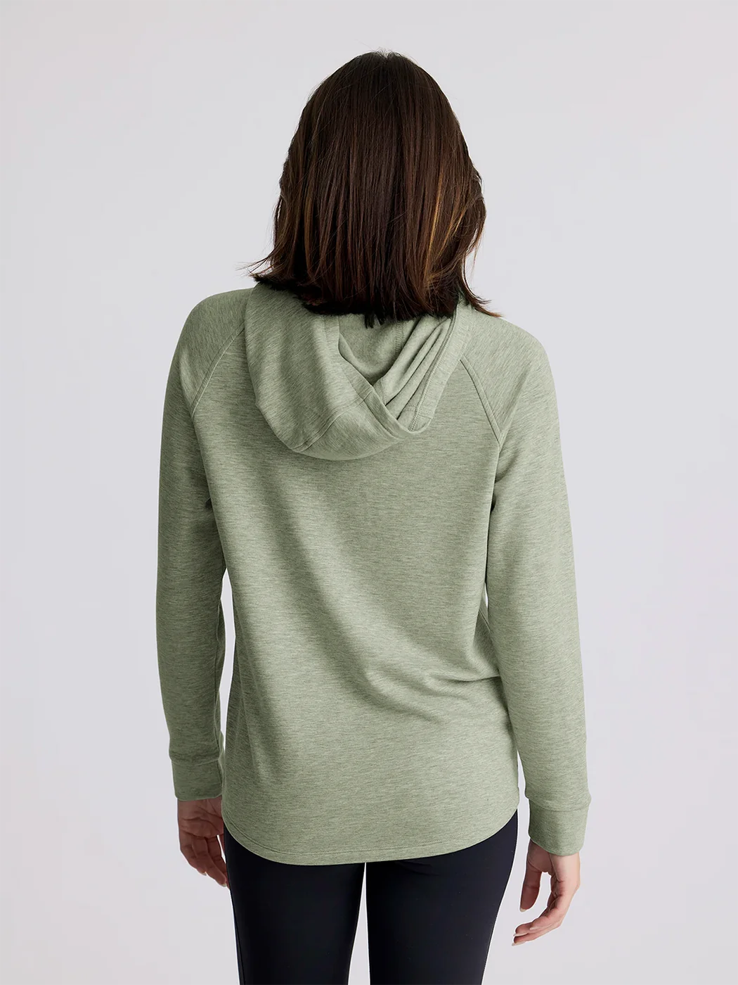 Free Fly W Bamboo LW Fleece Hoodie DESERT SAGE