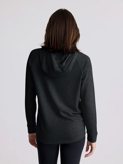 Free Fly W Bamboo LW Fleece Hoodie HEATHER BLACK