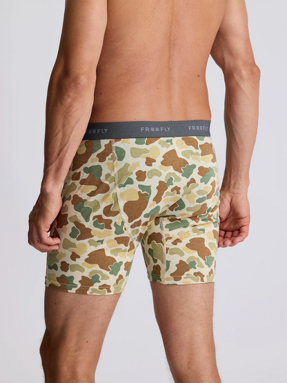 Free Fly M Bamboo Motion Boxer Brief VINTAGE CAMO