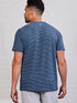 Tasc M SS Carrollton Mini Stripe Tee CLASSIC NAVY/HEATHER/TROPICAL BLUE