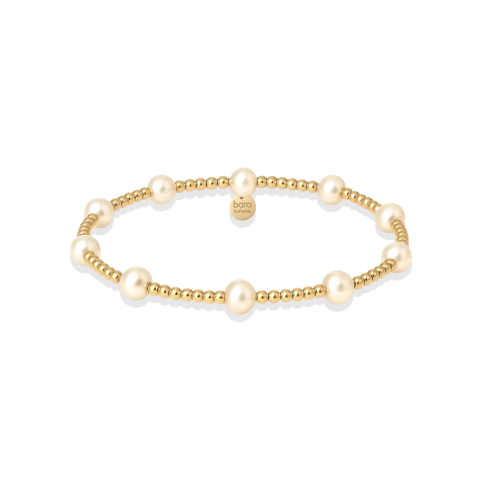 Bara Boheme Bara Pearl Beaded Gold Filled Bracelet