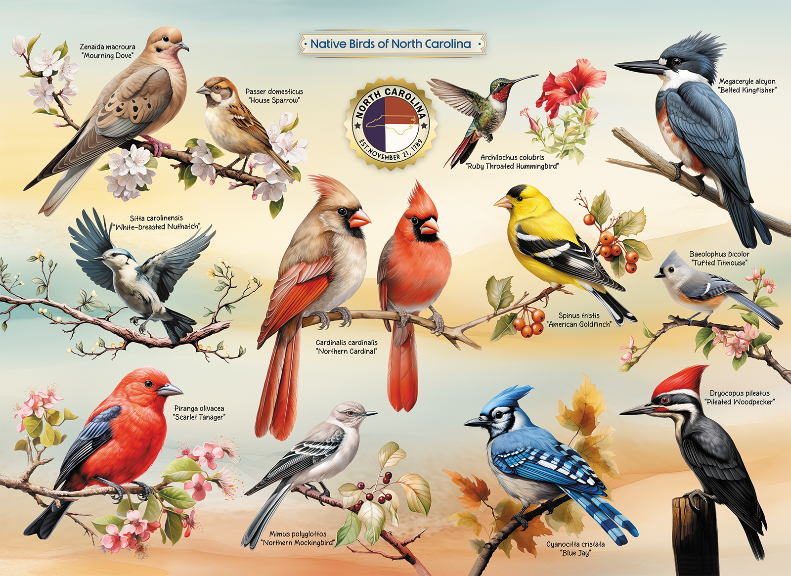 Highland Creek Puzzle NC BIRDS