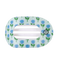 Teleties Large Flat Round Hair Clip BLUE MARIGOLD