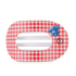 Teleties Large Flat Round Clip BLUEBERRY FARMS