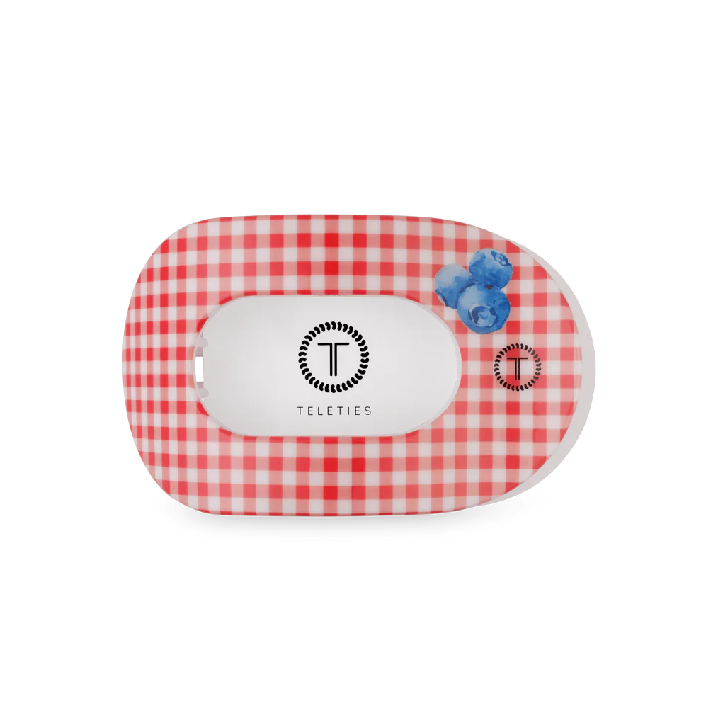 Teleties Medium Flat Hair Clip BLUEBERRY FARMS