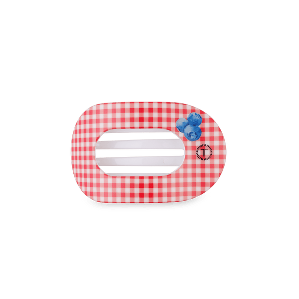 Teleties Small Flat Round Clip BLUEBERRY FARMS