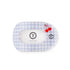 Teleties Medium Flat Round Clip BASKET OF CHERRIES