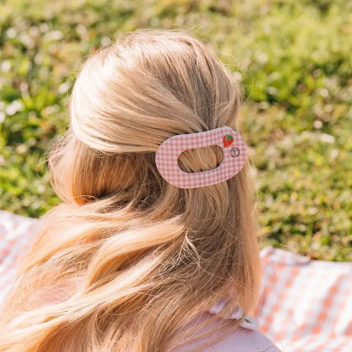 Teleties Medium Flat Round Clip HANDPICKED