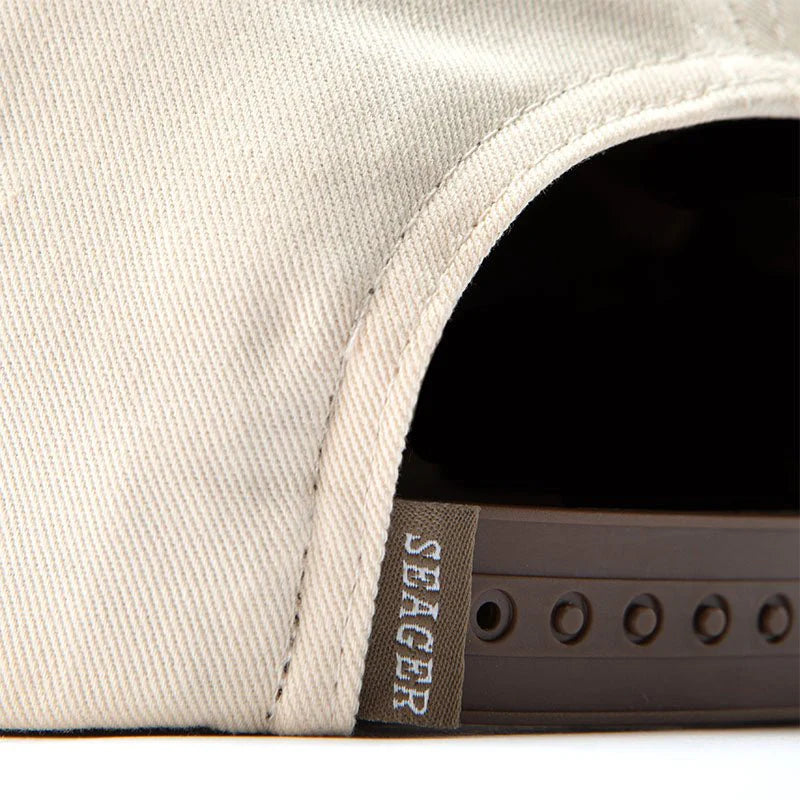 Seager Branded Snapback CREAM/BROWN