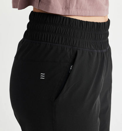 Free Fly W Bamboo-Lined Pull On Breeze Jogger BLACK