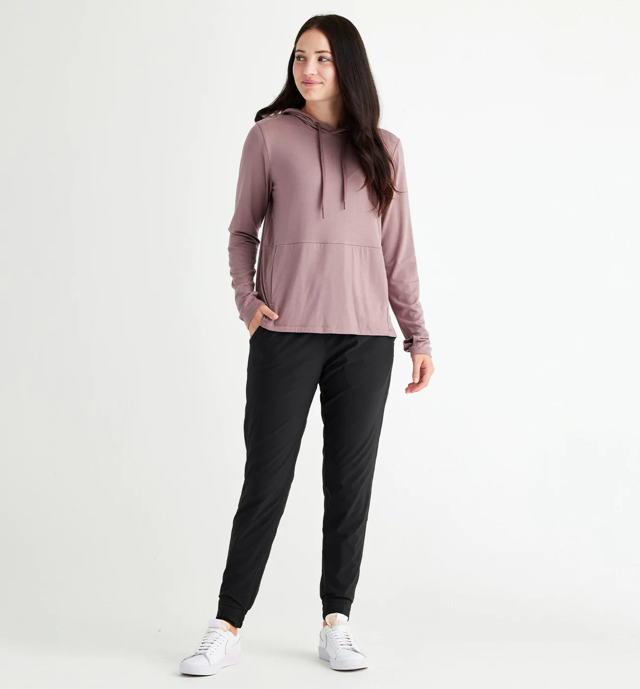 Free Fly W Bamboo-Lined Pull On Breeze Jogger BLACK