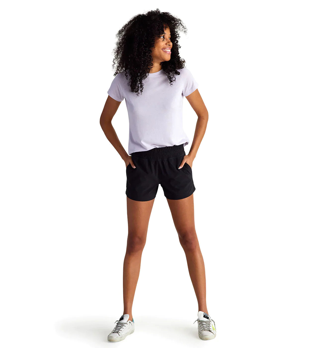 Free Fly W Pull-On Breeze Short BLACK