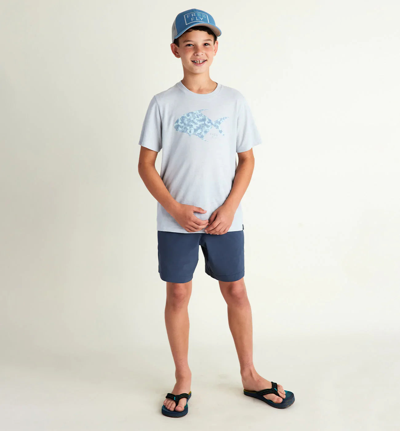 Free Fly Youth Breeze Short BLUE DUSK II