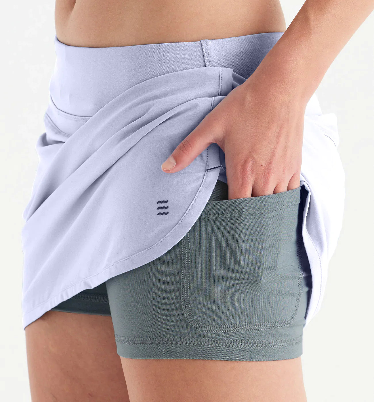 Free Fly W Bamboo Lined Breeze Skort LAVENDER