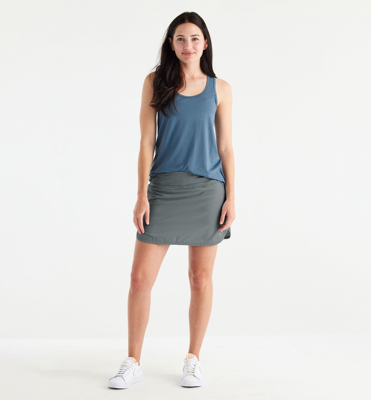 Free Fly W Bamboo Lined Breeze Skort SLATE