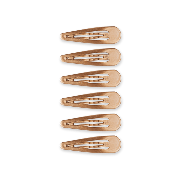 Teleties Snap Clip 6-Pack BRONZE