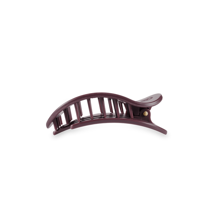 Teleties Small Flat Clip BURGUNDY BLISS