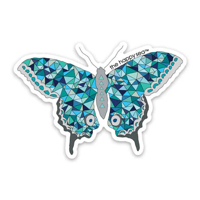 The Happy Sea 3" Butterfly Sticker