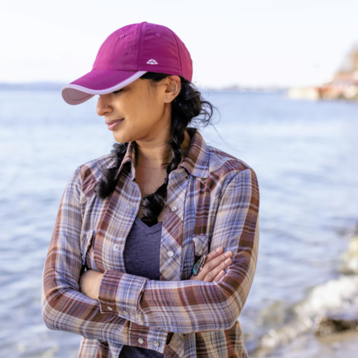 Turtle Fur Navigator Ball Cap PLUM