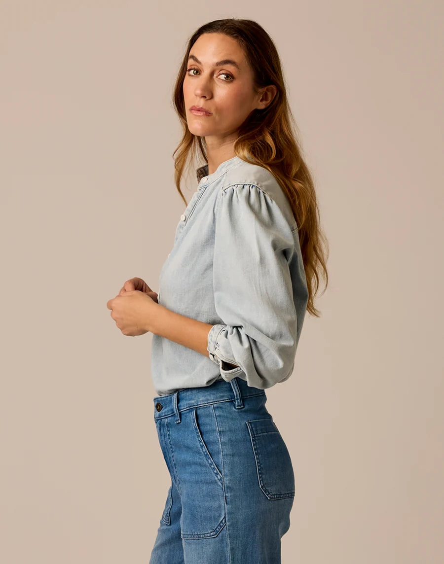 Carve Designs W Marin LW Denim Top SAVANNAH