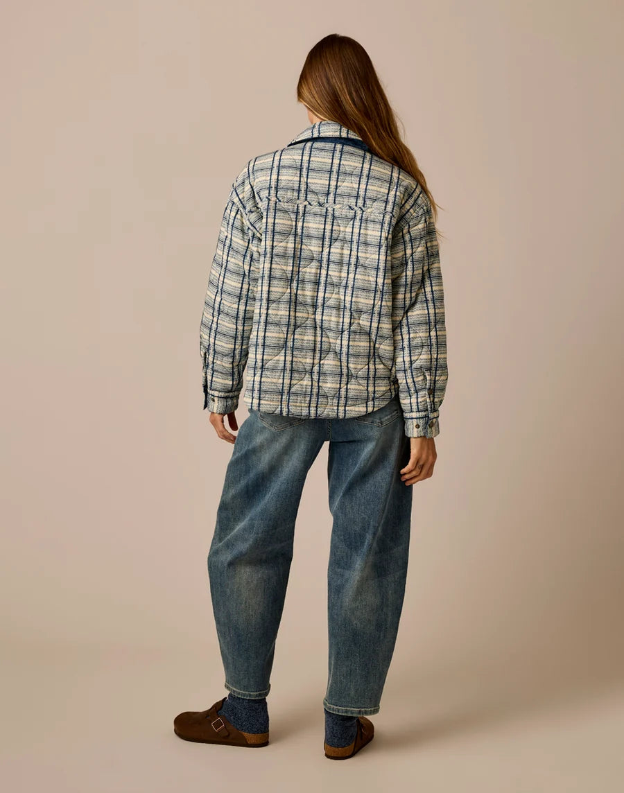 Carve Designs W Marais Reversible Jacket ORION FLEUR / TWEED