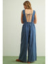 Miou Muse W Sleeveless Chambray Jumpsuit DENIM