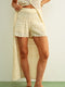 Miou Muse W Crochet Shorts BEIGE