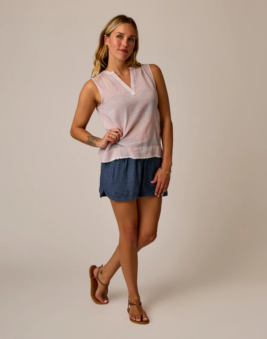 Carve Designs W Dylan Tank CAPTAIN STRIPE