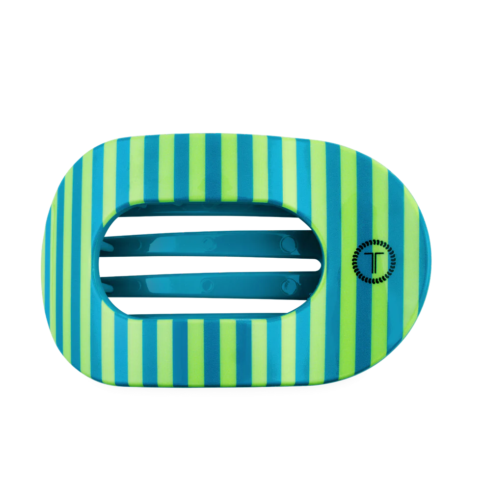 Teleties Large Flat Round Clip CABANA CUTIE