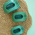 Teleties Large Flat Round Clip CABANA CUTIE