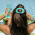 Teleties Medium Flat Round Clip CABANA CUTIE
