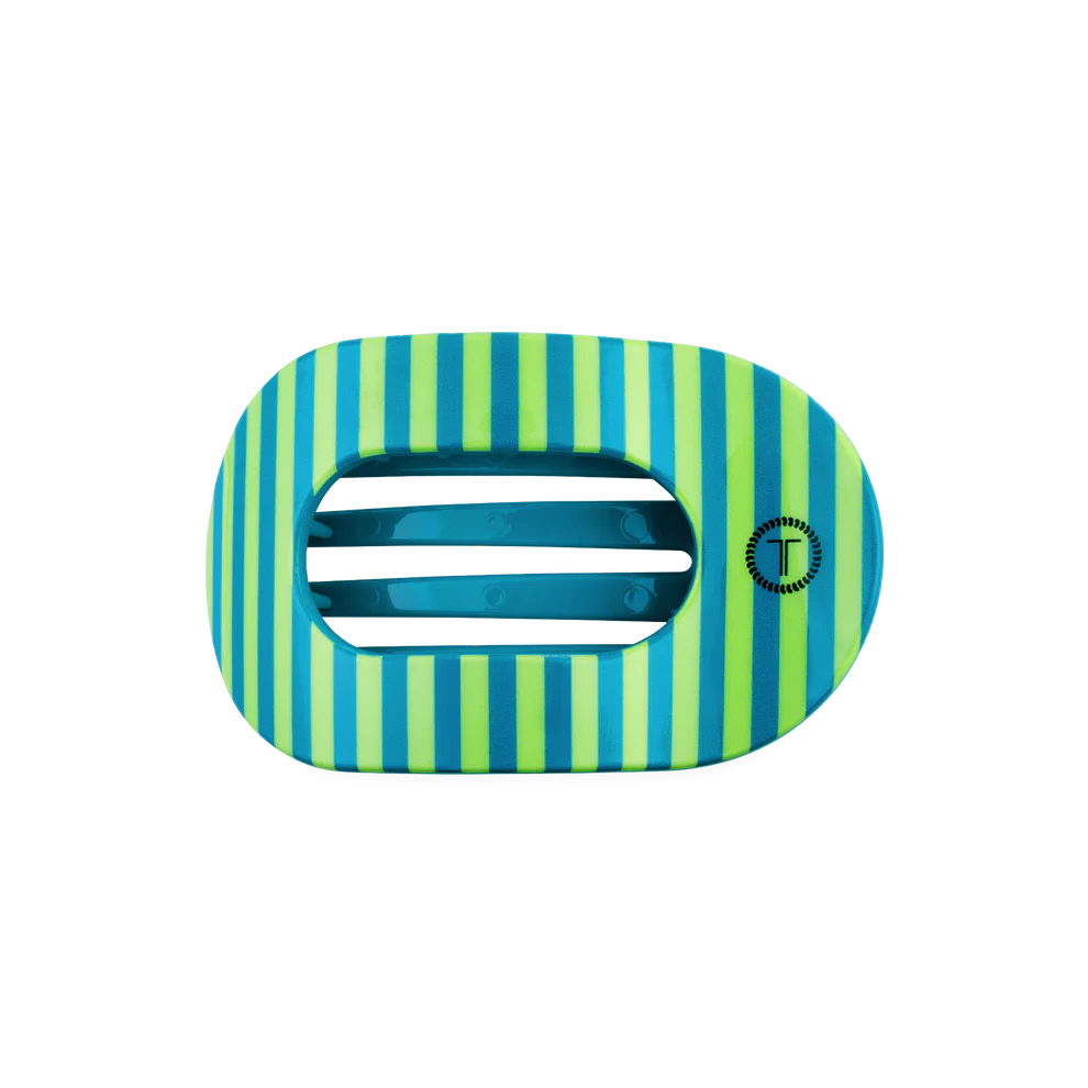Teleties Medium Flat Round Clip CABANA CUTIE