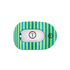 Teleties Medium Flat Round Clip CABANA CUTIE