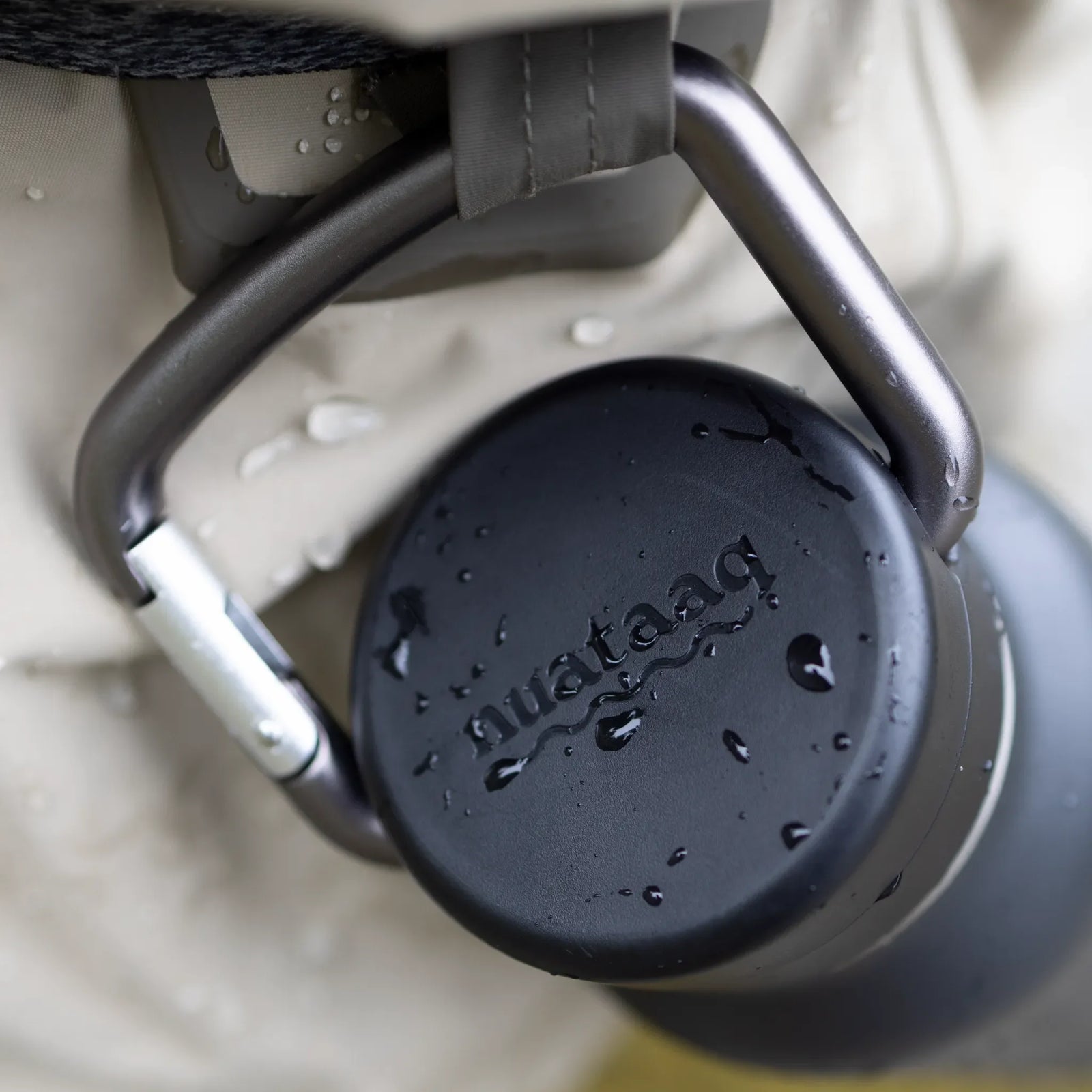 Nuataaq 34 oz Carabiner Water Bottle MIST GRAY