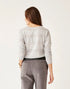 Carve Designs W Amara Pointelle Sweater LT GREY HEATHER