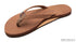 Rainbow W Single Layer Premier Leather 1/2" Narrow Strap REDWOOD
