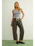 Miou Muse W Ribbed Knit Tank Top CLOUD BLUE