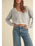 Miou Muse W Crochet Knitted Cardigan BEIGE / CREAM