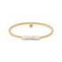 Bara Boheme Chrishell Pearl Beaded Gold Filled Bracelet