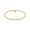 Bara Boheme Classic 3mm Beaded Bracelet Gold Filled