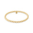 Bara Boheme Classic 4mm Beaded Bracelet Gold Filled