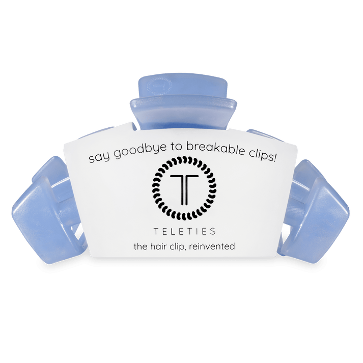 Teleties Classic Large Hair Clip BLUE LAGOON