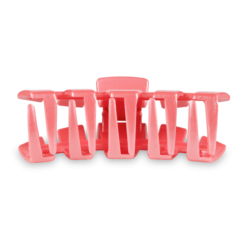 Teleties Large Classic Hair Clip CALMING CORAL
