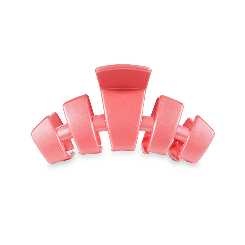 Teleties Medium Classic Hair Clip CALMING CORAL