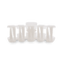 Teleties Classic Small Clip COCONUT WHITE