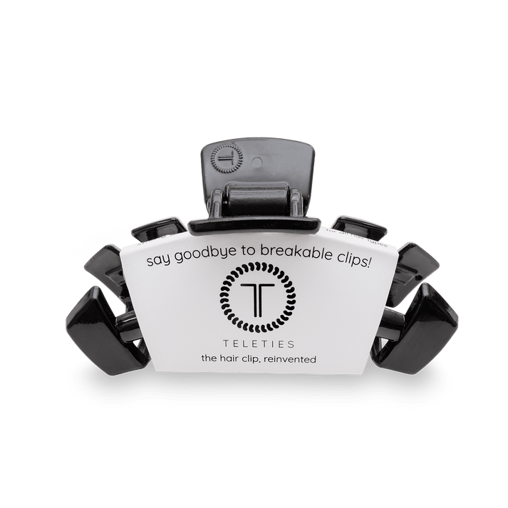 Teleties Classic Small Hair Clip JET BLACK