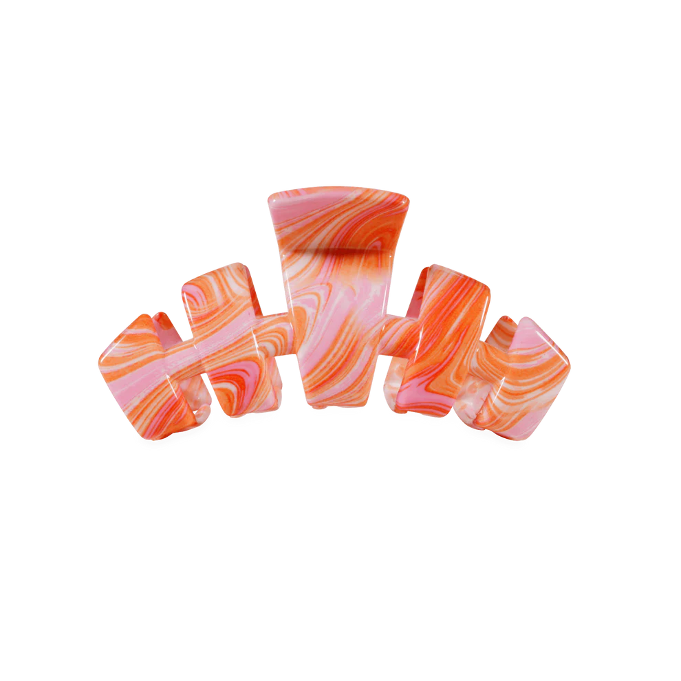 Teleties Classic Small Claw Clip JUST KEEP SWIMMING