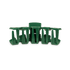 Teleties Medium Clip MISTLETOE